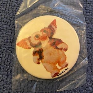 Gremlins vintage pin back button